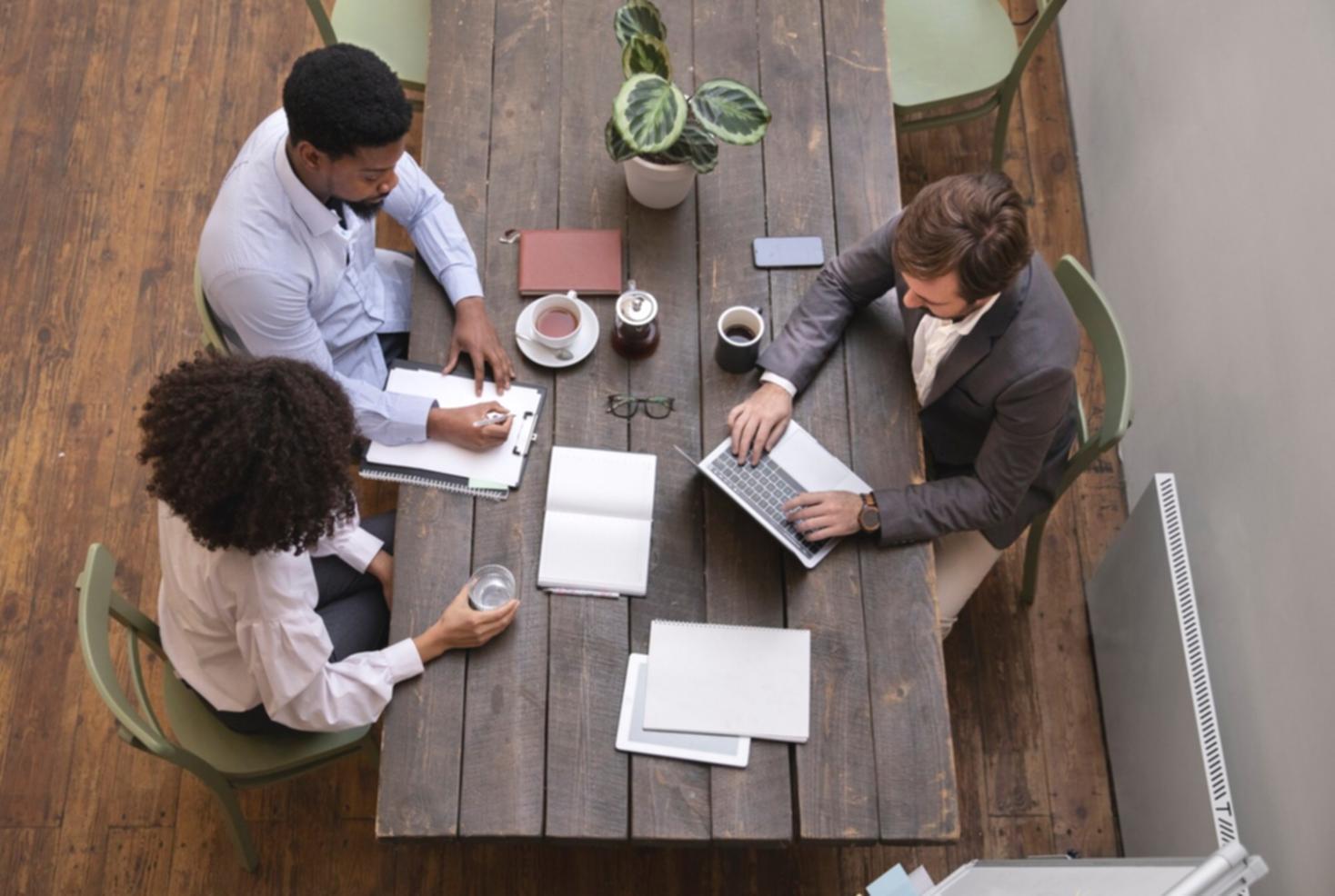 Modern business formation consultation meeting